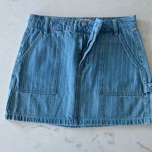 PacSun Blue Denim Mini Skirt